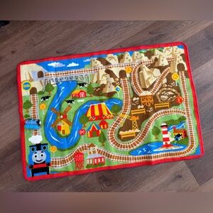 Colorful Thomas the Train Adventure Play rug set